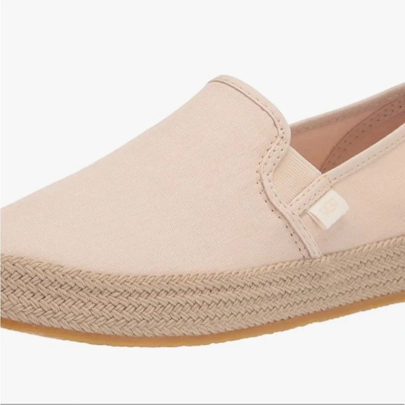 UGG Canvas espadrilles size 9.5 cream nwot - Picture 1 of 12